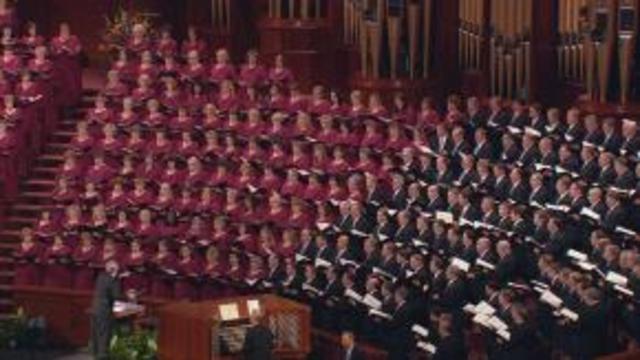 Der weltberühmte Tabernakelchor sang zu Ehren Präsident Hinckleys